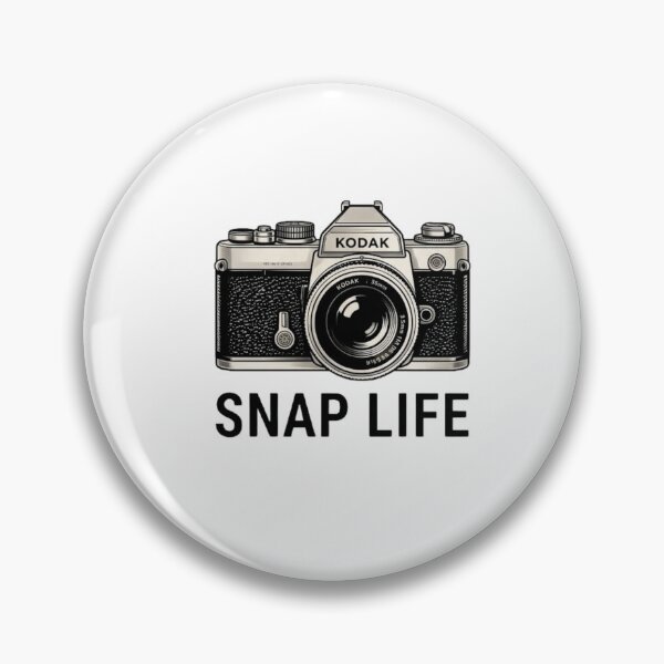 Item preview, Snap Life Vintage Retro SLR Camera designed and sold by GiggleInkTees.