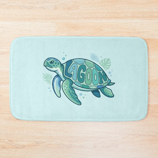 Item preview, Lagoon – Groovy Coastal Word Design designed and sold by Sea Gem.