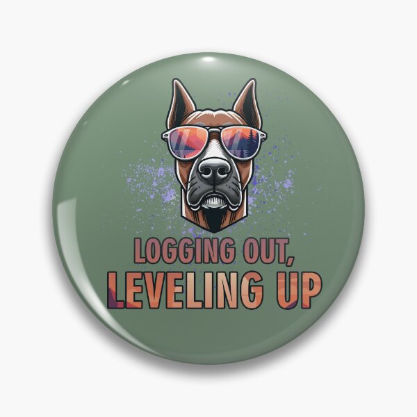 Item preview,  Logging Out Leveling Up - Funny Digital Detox Gamer Gift designed and sold by GraphicComet.