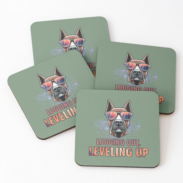 Item preview,  Logging Out Leveling Up - Funny Digital Detox Gamer Gift designed and sold by GraphicComet.