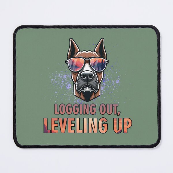 Item preview,  Logging Out Leveling Up - Funny Digital Detox Gamer Gift designed and sold by GraphicComet.