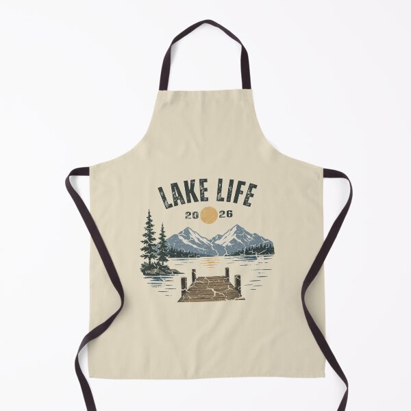 Item preview, Lake Life 2026 Retro Grunge Mountain Forest Lake Sunset Vintage Outdoor Gift designed and sold by Artycom.