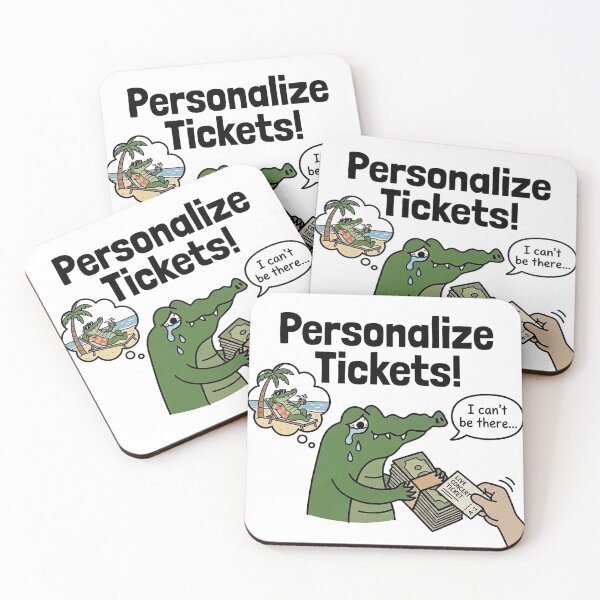 Item preview, Personalize tickets! version 3 designed and sold by Frankenrocker.
