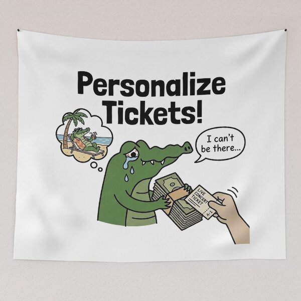 Item preview, Personalize tickets! version 3 designed and sold by Frankenrocker.