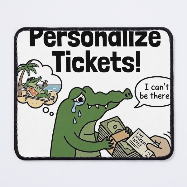 Item preview, Personalize tickets! version 3 designed and sold by Frankenrocker.