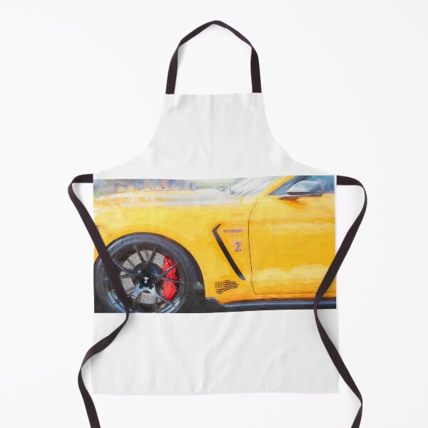 Item preview, 2020 Ford Shelby Mustang GT350 Twister Orange Muscle Car 3/4 Profile Art designed and sold by RichFrancoCars.