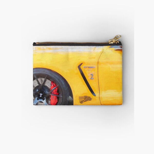 Item preview, 2020 Ford Shelby Mustang GT350 Twister Orange Muscle Car 3/4 Profile Art designed and sold by RichFrancoCars.