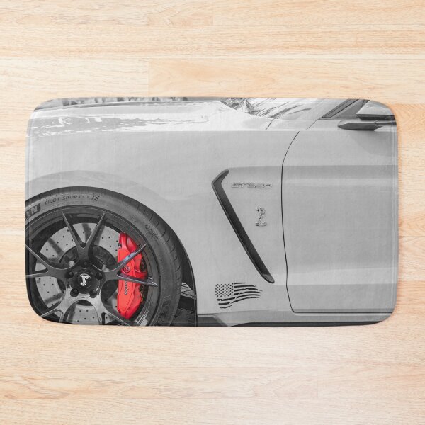 Item preview, 2020 Ford Shelby Mustang GT350 Twister Orange Muscle Car 3/4 Profile Art designed and sold by RichFrancoCars.