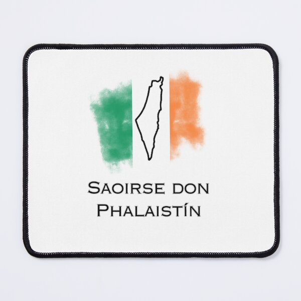 Item preview, Saoirse don Phalaistín — Irish Flag & Palestine Map Design designed and sold by heartofireland.