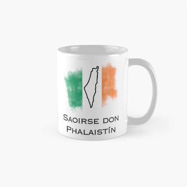 Item preview, Saoirse don Phalaistín — Irish Flag & Palestine Map Design designed and sold by heartofireland.