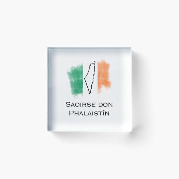 Item preview, Saoirse don Phalaistín — Irish Flag & Palestine Map Design designed and sold by heartofireland.