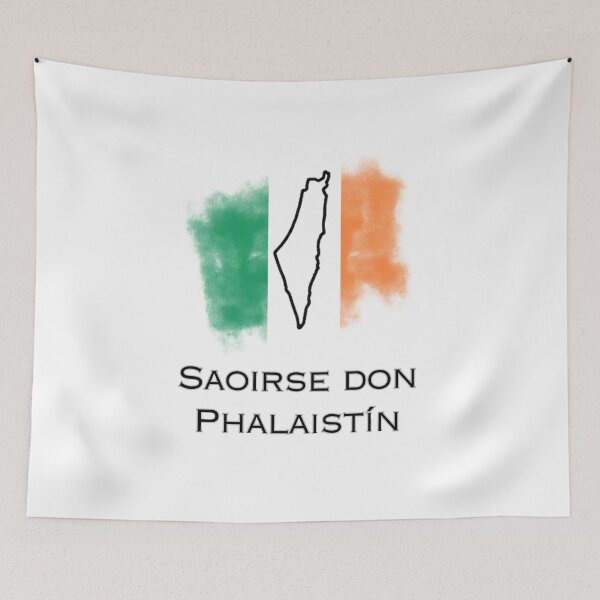 Item preview, Saoirse don Phalaistín — Irish Flag & Palestine Map Design designed and sold by heartofireland.