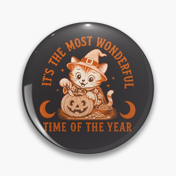 Item preview, Cute Cat Carving Pumpkin Halloween Moon Witch Hat Vintage designed and sold by SunfullyYours.