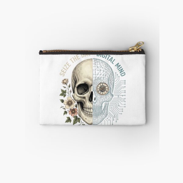 Item preview, Seize Day Skull Digital Mind Art designed and sold by GiggleInkTees.