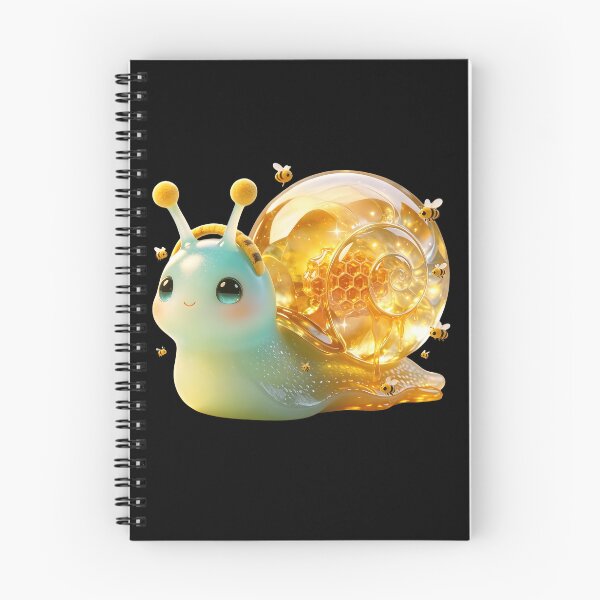 Item preview, Emerald Snail - Sweet Honey Bee & Golden Honeycomb Crystal designed and sold by ABYSSLAB.