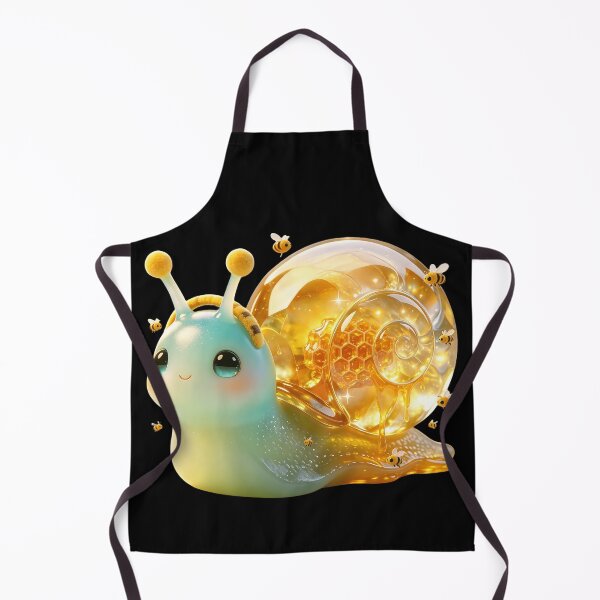 Item preview, Emerald Snail - Sweet Honey Bee & Golden Honeycomb Crystal designed and sold by ABYSSLAB.