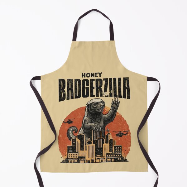 Item preview, Honey Badgerzilla Kaiju Monster City Rampage designed and sold by d247.