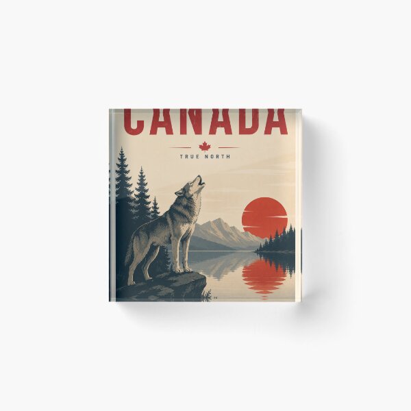 Item preview, Canada Wildlife Poster Series -Wolf designed and sold by greatlakesimage.