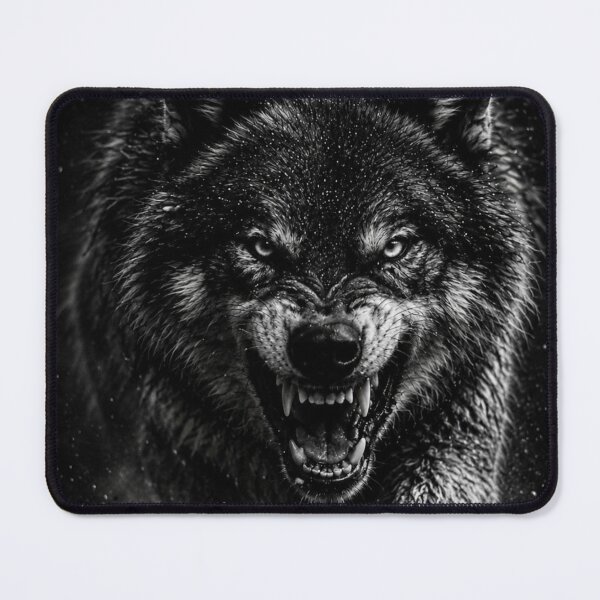 Item preview, Black Wolf | Snarling Wolf Art designed and sold by VelarisMoon.