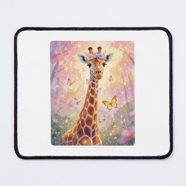 Item preview, Butterfly Giraffe | Cute Whimsical Fantasy Animal designed and sold by AillustriaAK.