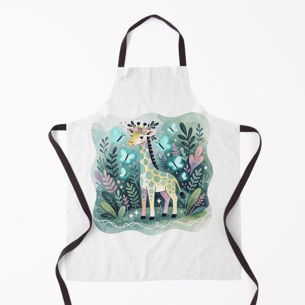 Item preview, Butterfly Giraffe | Cute Whimsical Fantasy Animal designed and sold by AillustriaAK.