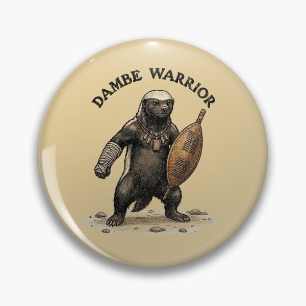 Item preview, Dambe Warrior Honey Badger Fighter designed and sold by d247.