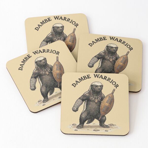 Item preview, Dambe Warrior Honey Badger Fighter designed and sold by d247.