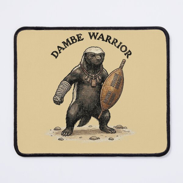 Item preview, Dambe Warrior Honey Badger Fighter designed and sold by d247.