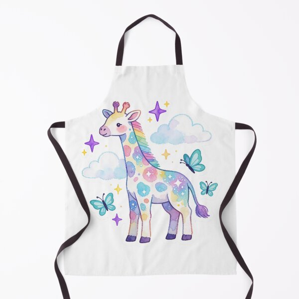 Item preview, Butterfly Giraffe | Cute Whimsical Fantasy Animal designed and sold by AillustriaAK.