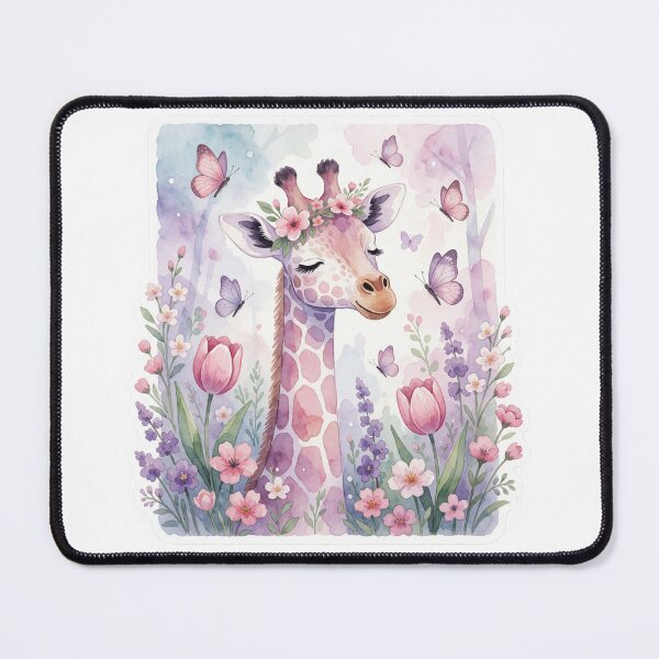 Item preview, Butterfly Giraffe | Cute Whimsical Fantasy Animal designed and sold by AillustriaAK.