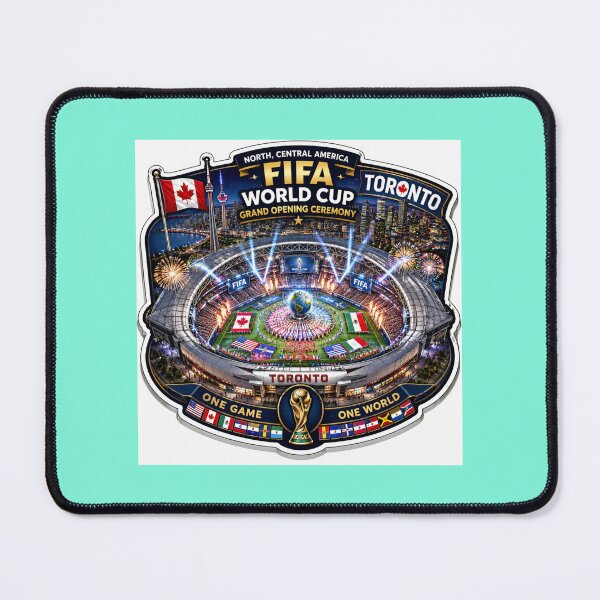 Item preview, Toronto FIFA World Cup 2026 Grand Opening Ceremony 3D Label designed and sold by PaintMeWorld.