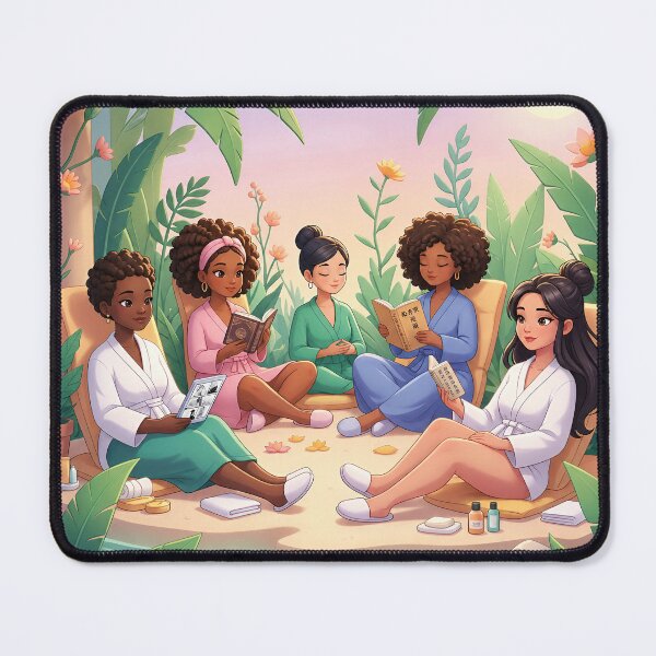 Item preview, A Group of Ladies Relaxing in Beautiful Summer designed and sold by Pim-Crystal.