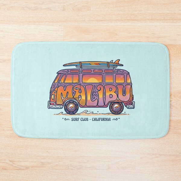 Item preview, Malibu – Groovy Coastal Word Design designed and sold by Sea Gem.