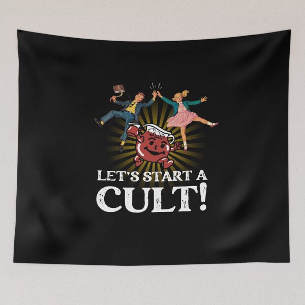 Item preview, Let’s Start a Cult designed and sold by RahniNM.