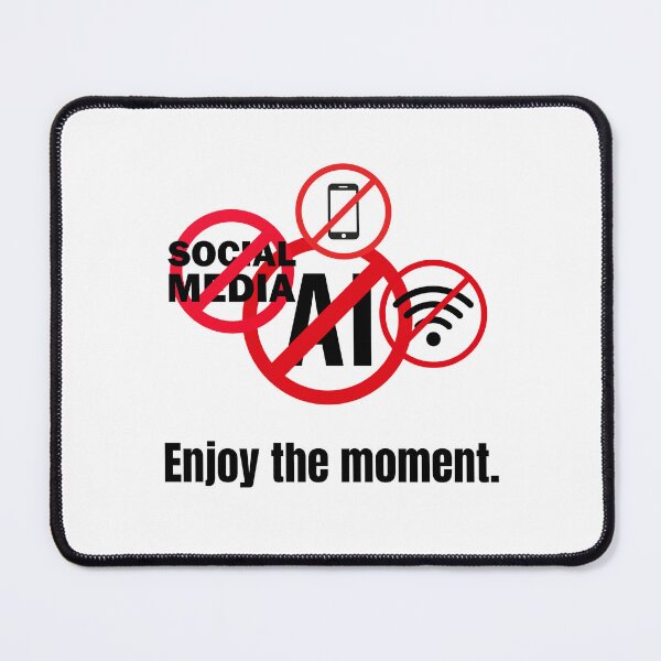 Item preview, Anti-Digital Distraction Mindfulness Graphic designed and sold by RickTShop.