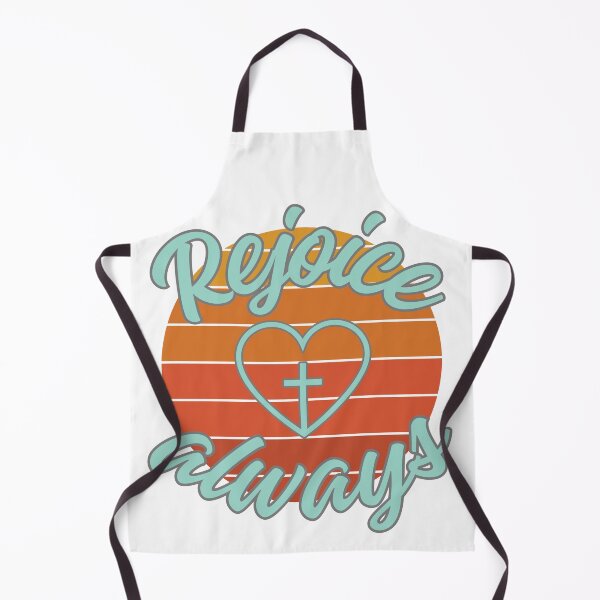 Item preview, Rejoice Always Christian Heart designed and sold by DESIGN BODEGA.