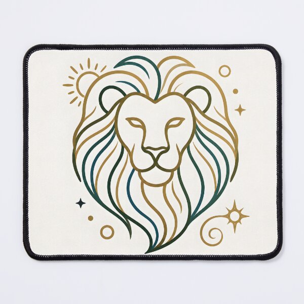 Item preview, Majestic Leo: Celestial Lion Horoscope Design designed and sold by Clavivs.