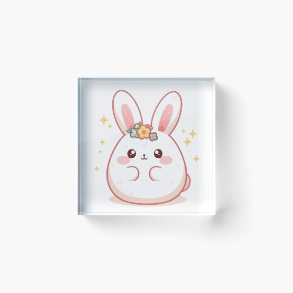 Item preview, Mochi Bunny Kawaii Sticker designed and sold by Stylestickers55.