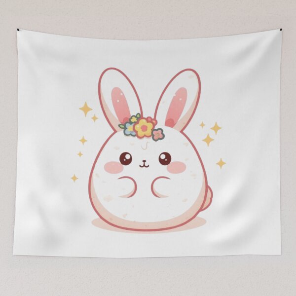 Item preview, Mochi Bunny Kawaii Sticker designed and sold by Stylestickers55.