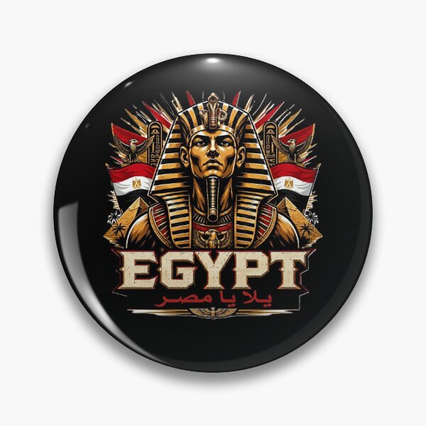 Item preview, Egypt Pharaoh - Yalla Ya Masr Football Fan Design designed and sold by Adham2001.