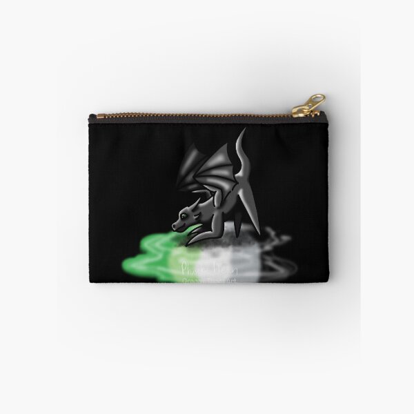 Item preview, Black Aromantic Pride Puddle Dragon designed and sold by dragonthorn-art.