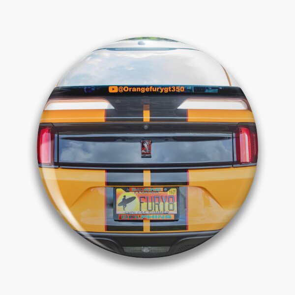 Item preview, 2020 Ford Shelby Mustang GT350 Twister Orange Muscle Car 3/4 Profile Art designed and sold by RichFrancoCars.