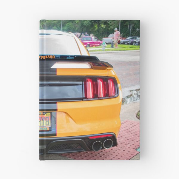 Item preview, 2020 Ford Shelby Mustang GT350 Twister Orange Muscle Car 3/4 Profile Art designed and sold by RichFrancoCars.