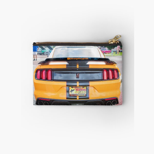 Item preview, 2020 Ford Shelby Mustang GT350 Twister Orange Muscle Car 3/4 Profile Art designed and sold by RichFrancoCars.