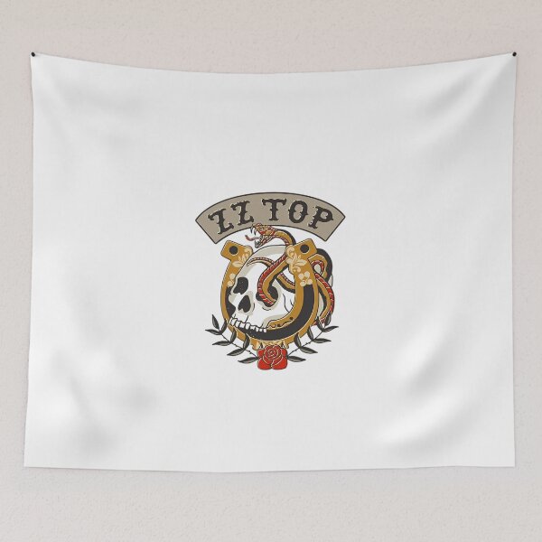 Item preview, Zz Top Skull and Horseshoe designed and sold by HeinzanoRoder.