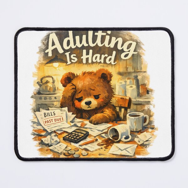 Item preview, Adulting Is Hard designed and sold by PatiImagination.