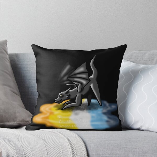 Item preview, Black Aroace Pride Puddle Dragon designed and sold by dragonthorn-art.