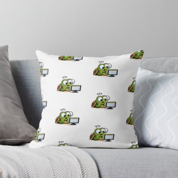 Item preview, Funny Confused Turtle Proficient In Excel Spreadsheet Sticker designed and sold by yanejoy.