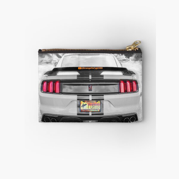 Item preview, 2020 Ford Shelby Mustang GT350 Twister Orange Muscle Car 3/4 Profile Art designed and sold by RichFrancoCars.