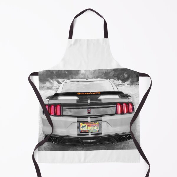 Item preview, 2020 Ford Shelby Mustang GT350 Twister Orange Muscle Car 3/4 Profile Art designed and sold by RichFrancoCars.